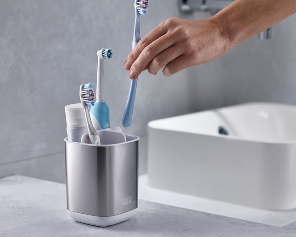 Joseph Joseph EasyStore™ Steel Toothbrush Holder