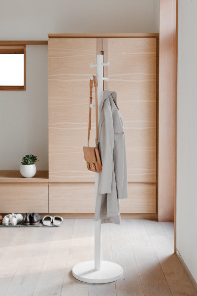 Umbra White Pillar Coat Rack