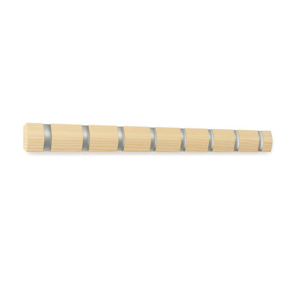 Umbra Natural Flip 8 Wall Mounted Coat Rack