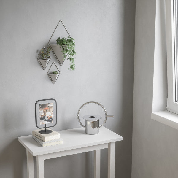 Umbra White/Nickel Trigg Wall Display (Set of 2)
