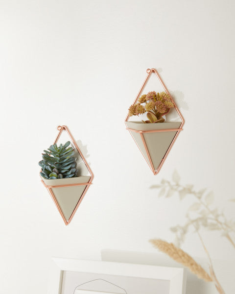 Umbra Concrete/Copper Trigg Wall Display (Set of 2)