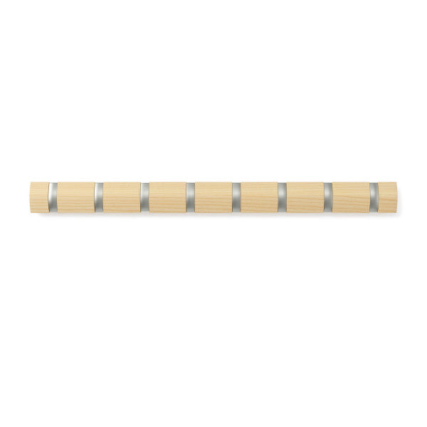 Umbra Natural Flip 8 Wall Mounted Coat Rack