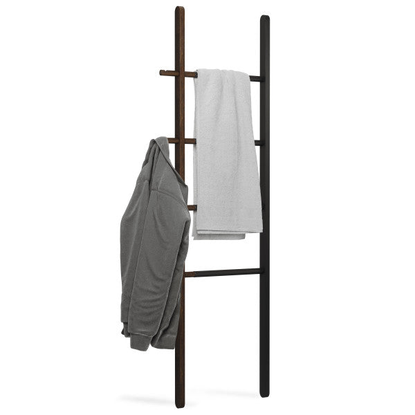 Umbra Black/Walnut Hub Blanket Ladder