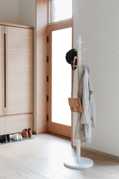 Umbra White Pillar Coat Rack