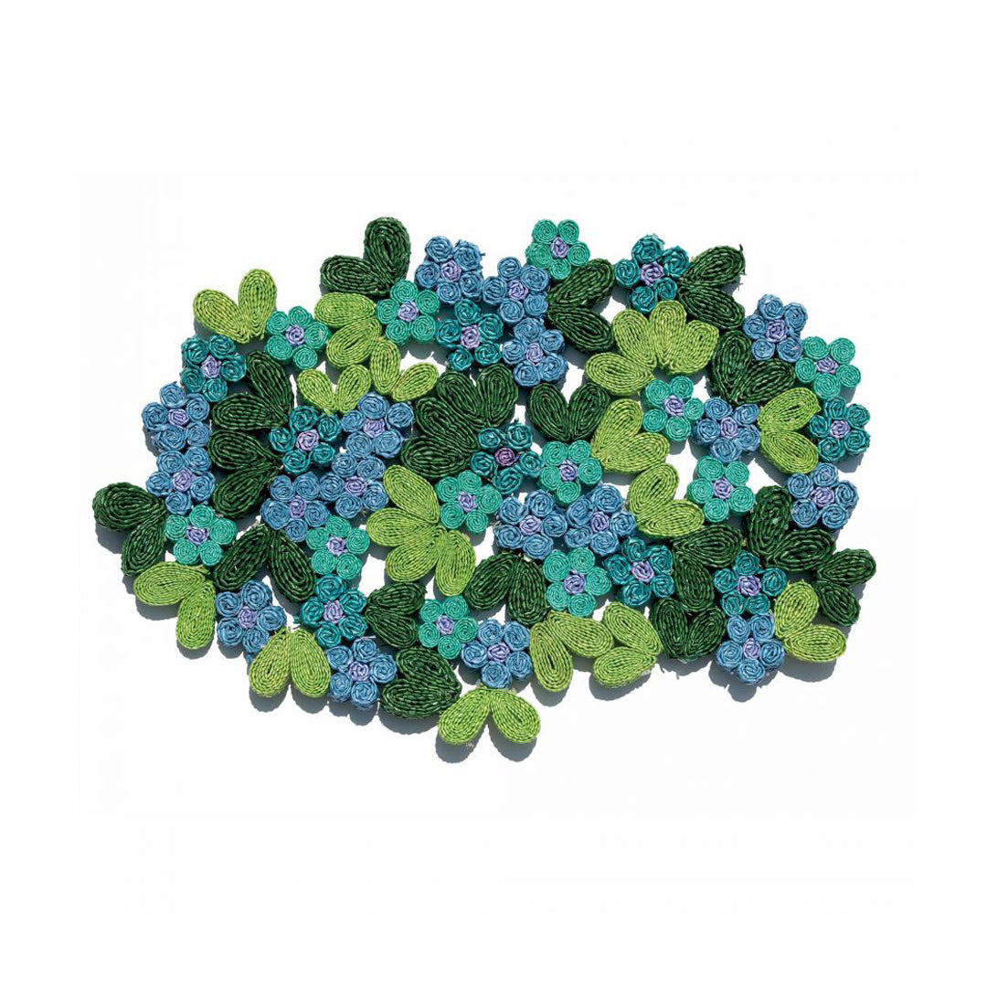 Seletti Florigraphie Non ti scordar di me Straw Table Mat