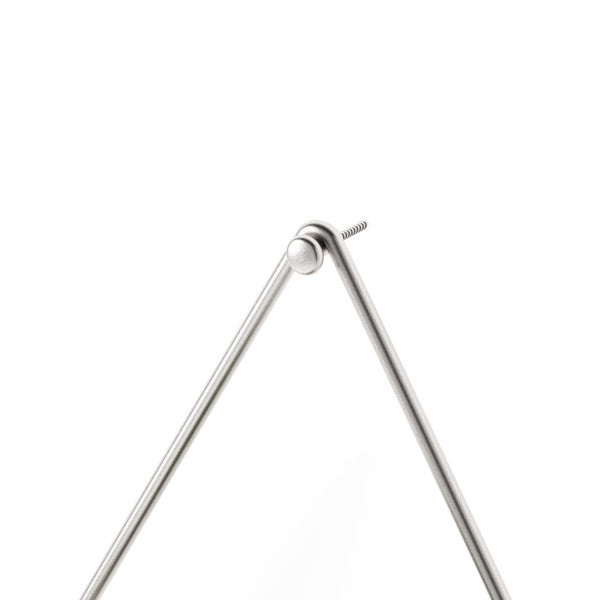 Umbra White/Nickel Trigg Wall Display (Set of 2)