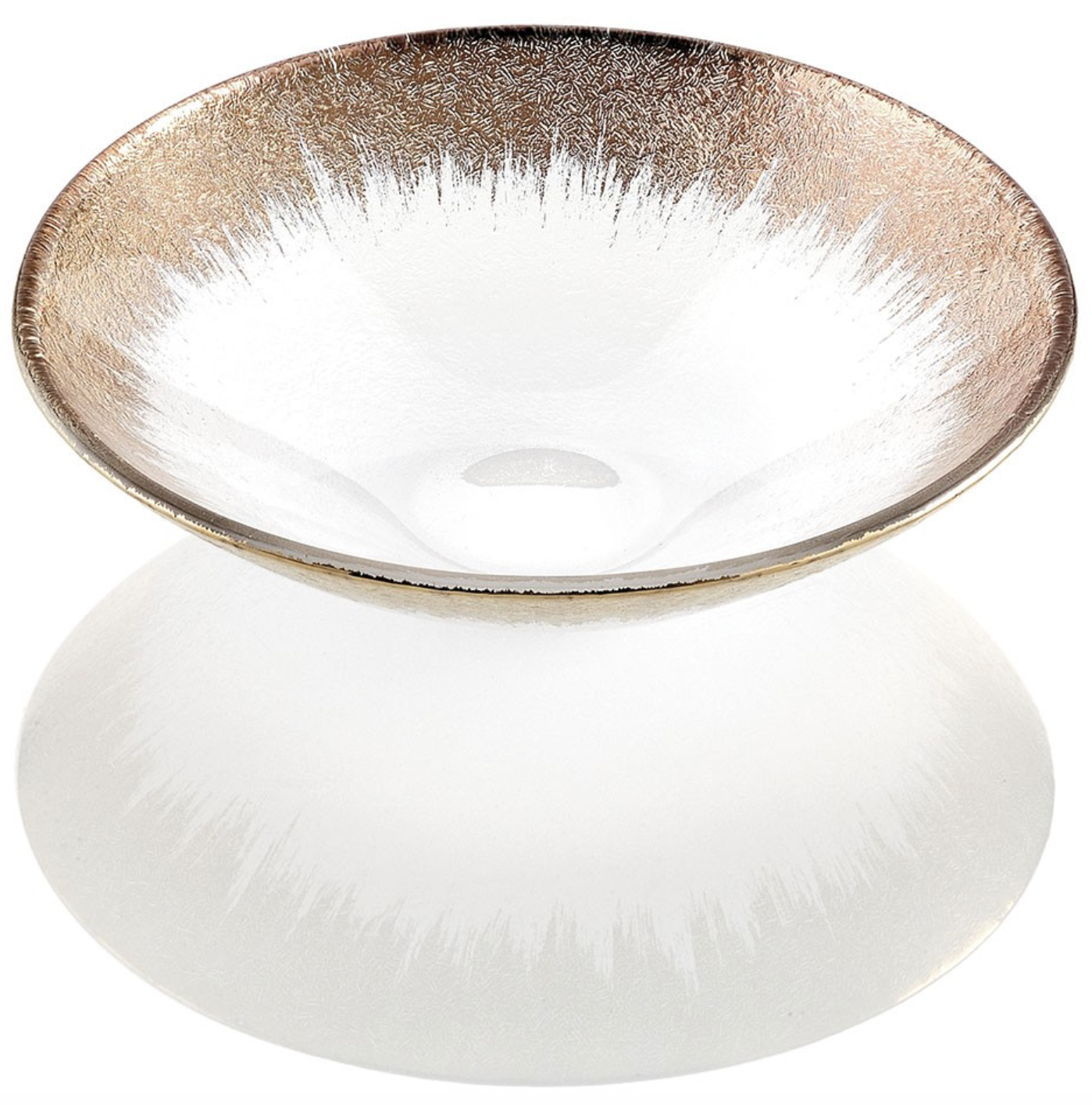 IVV Orizzonte Bowl 25cm Clear Gold Decoration
