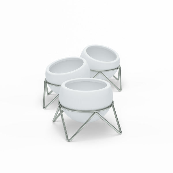Umbra White Potsy Planter, Set of 3