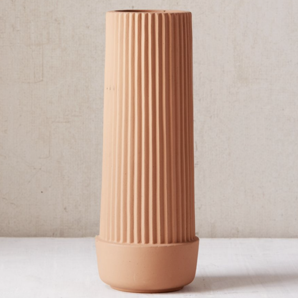 Umbra Shift Pleated Vase Earthenware
