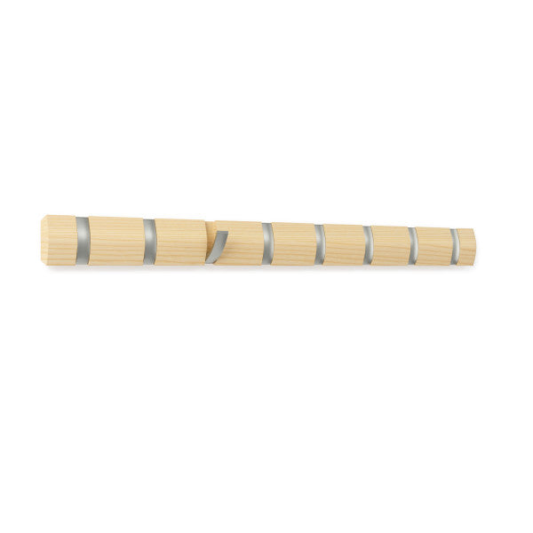 Umbra Natural Flip 8 Wall Mounted Coat Rack