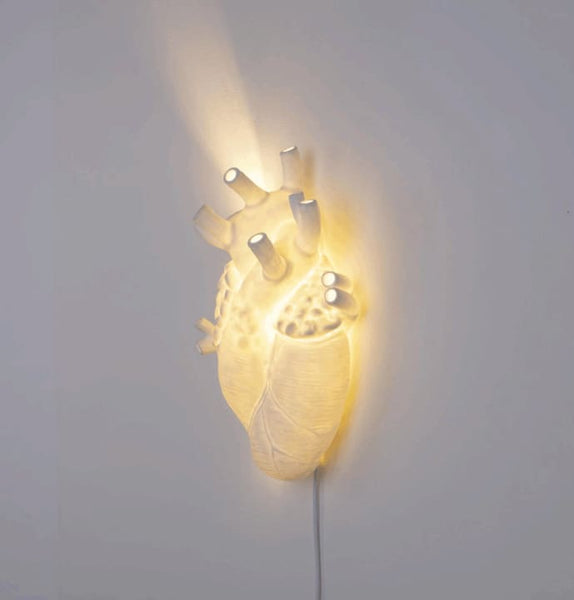 Seletti 'Heart Lamp' Porcelain Lamp