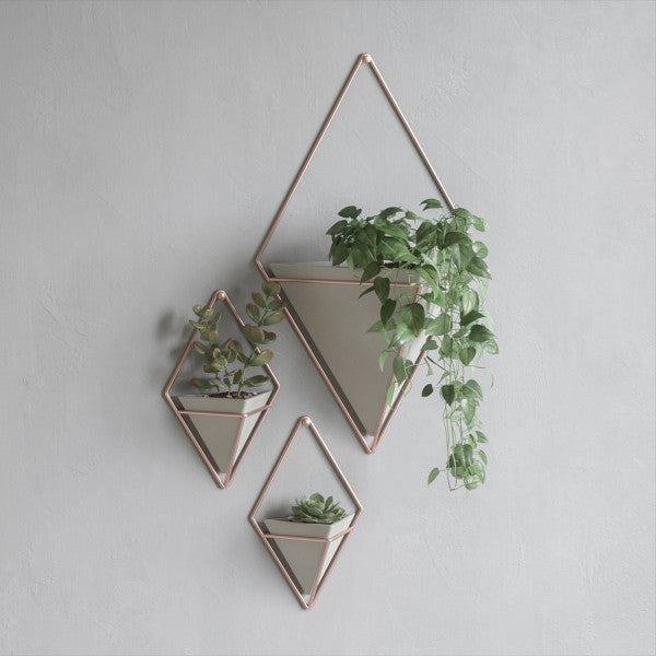 Umbra Concrete/Copper Trigg Wall Display (Set of 2)