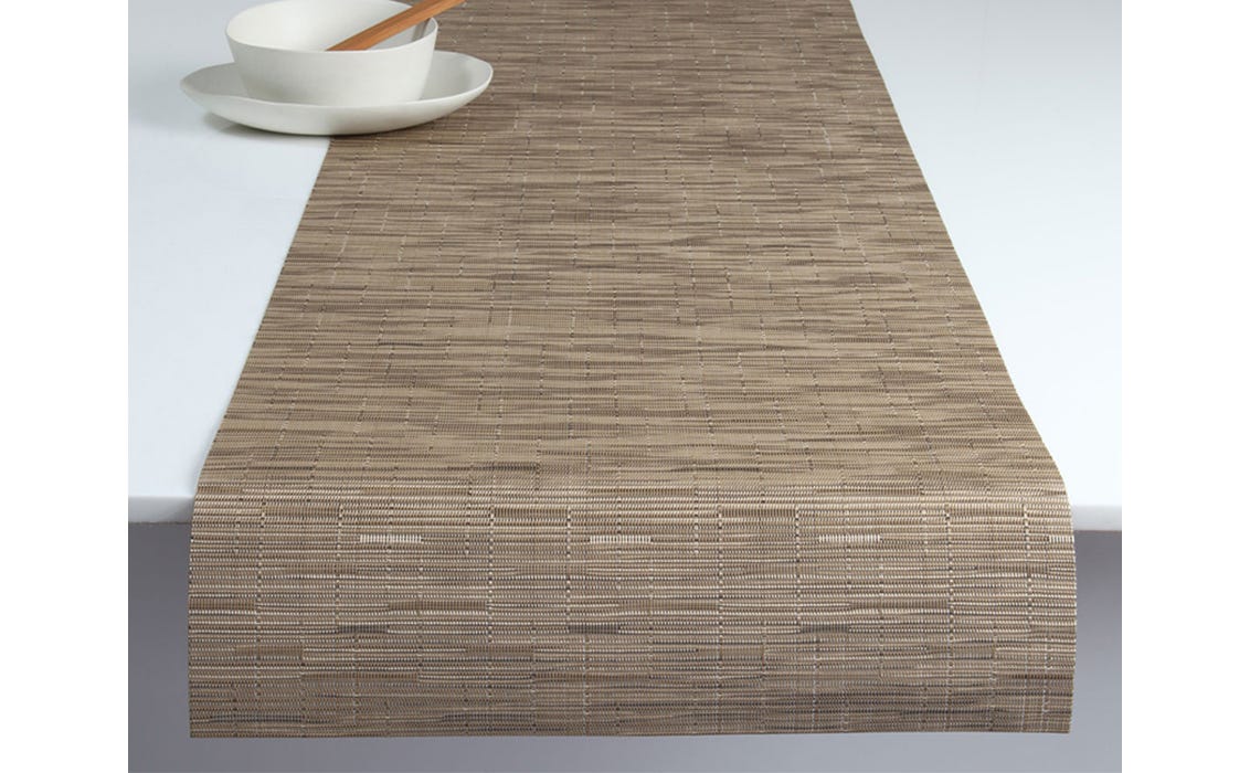 Chilewich Bamboo Runner 14" x 72" Camel