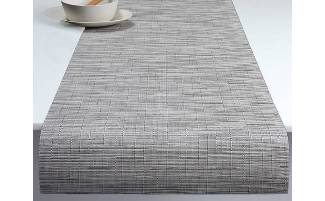 Chilewich Bamboo Runner 14" x 72" Chalk