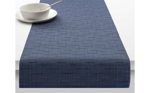 Chilewich Bamboo Runner 14" x 72" Lapis