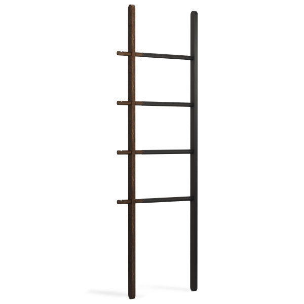 Umbra Black/Walnut Hub Blanket Ladder