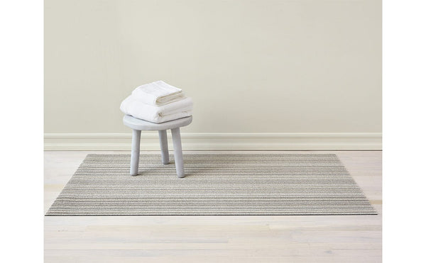 Chilewich Skinny Stripe Shag Utility Mat Birch