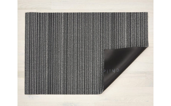Chilewich Skinny Stripe Shag Doormat Shadow