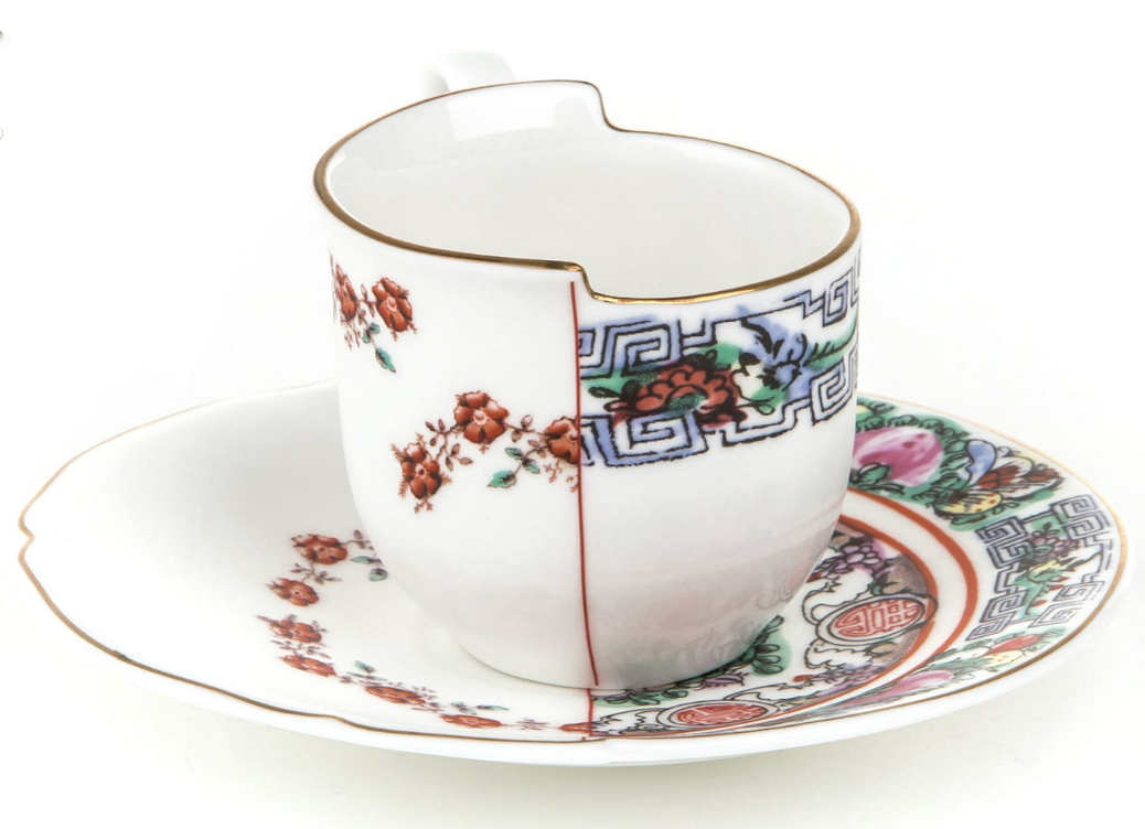 Seletti Hybrid Tamara Coffee Cup and Saucer