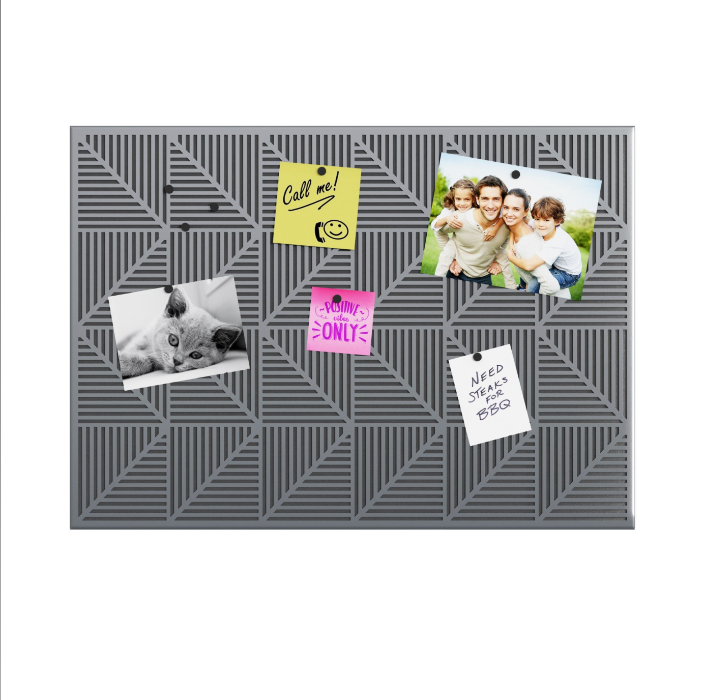 Umbra Trigon Memo Board Charcoal