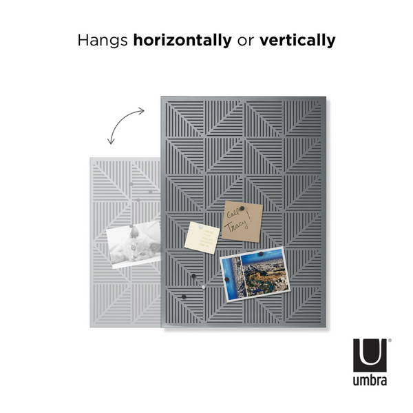 Umbra Trigon Memo Board Charcoal
