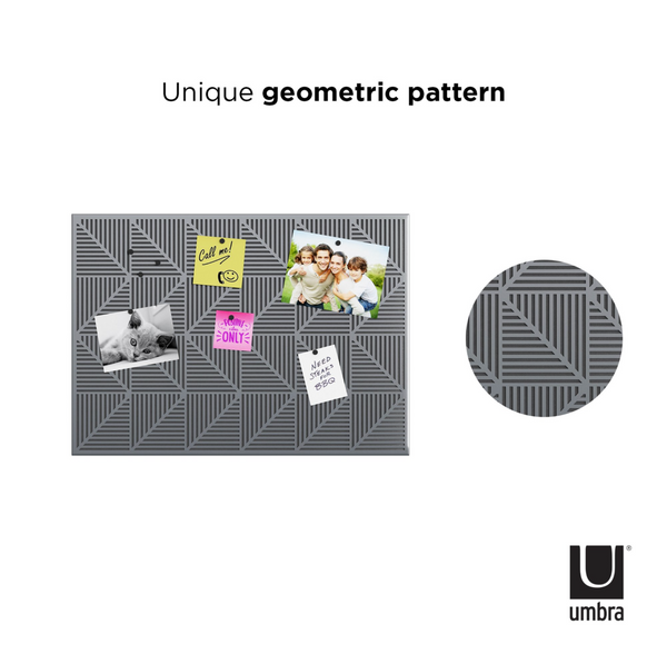 Umbra Trigon Memo Board Charcoal