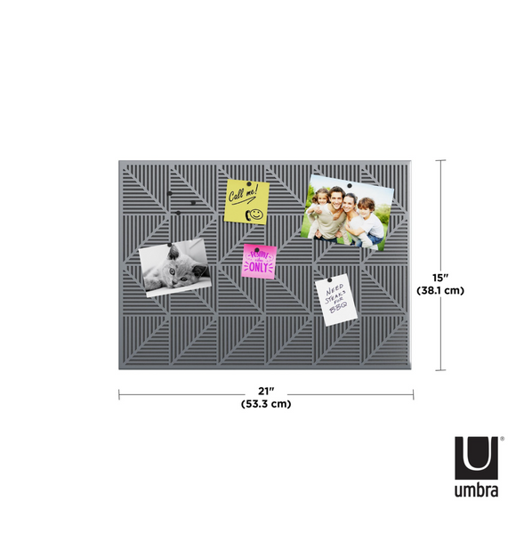 Umbra Trigon Memo Board Charcoal