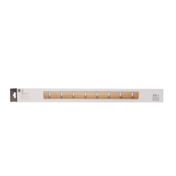 Umbra Natural Flip 8 Wall Mounted Coat Rack