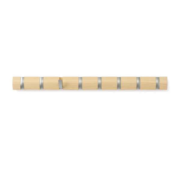 Umbra Natural Flip 8 Wall Mounted Coat Rack