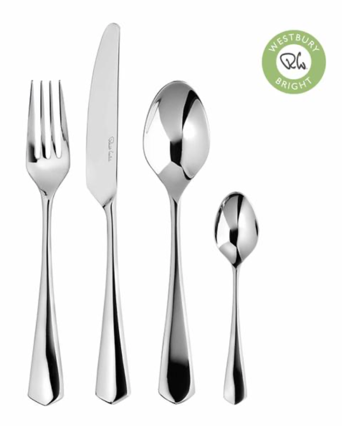Robert Welch Westbury Bright Cutlery Set, 24 Piece for 6 People